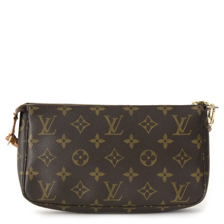 Louis Vuitton Monogram Pochette Accessoires Pouch M51980 Lv Auth