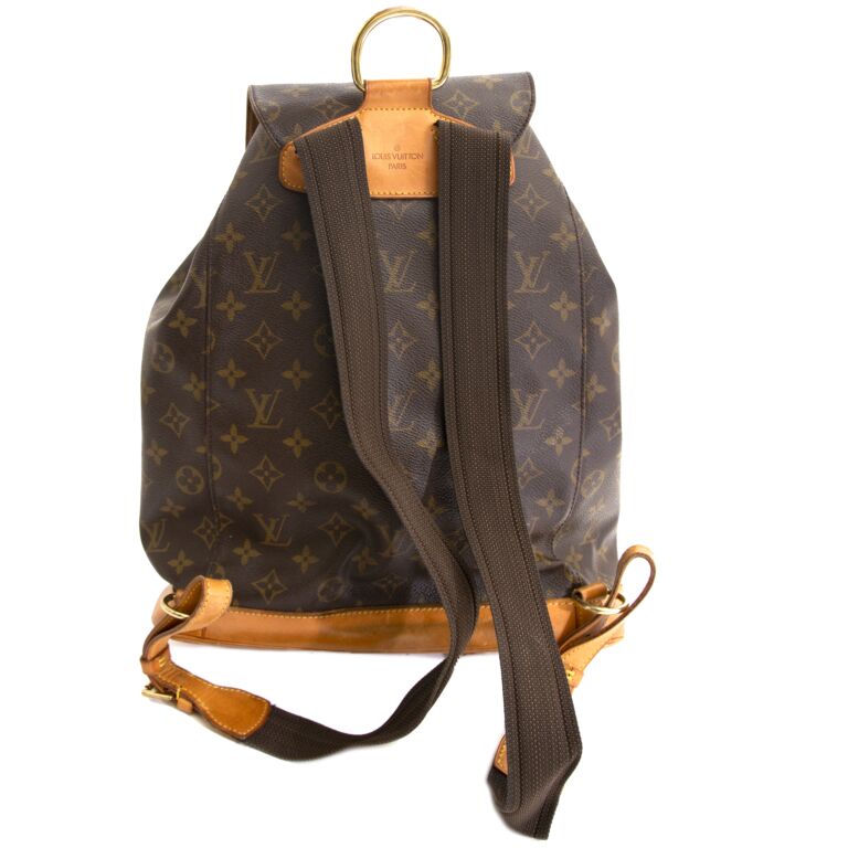 COMPRANDO MOCHILA LOUIS VUITTON VINTAGE MONTSOURIS GM 