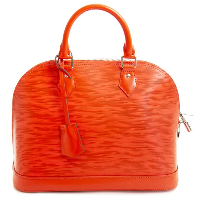 Louis Vuitton Orange Epi Alma PM ○ Labellov ○ Buy and Sell