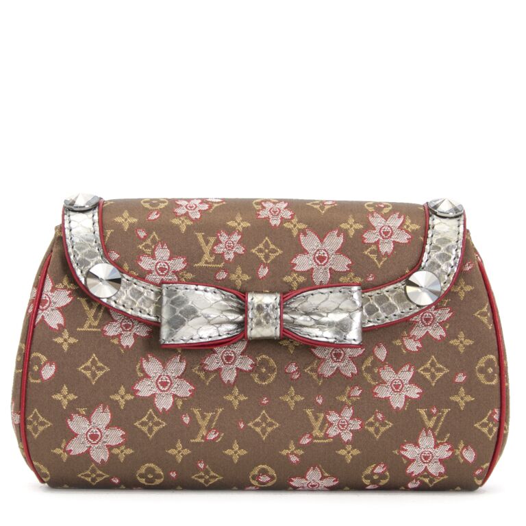 LOUIS VUITTON x Takashi Murakami 2003 Vtg Cherry Blossom Monogram Shoulder  Bag