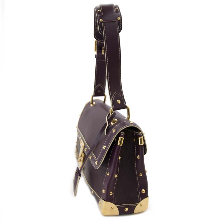 Purple Louis Vuitton Suhali L'aimable Leather Shoulder Bag