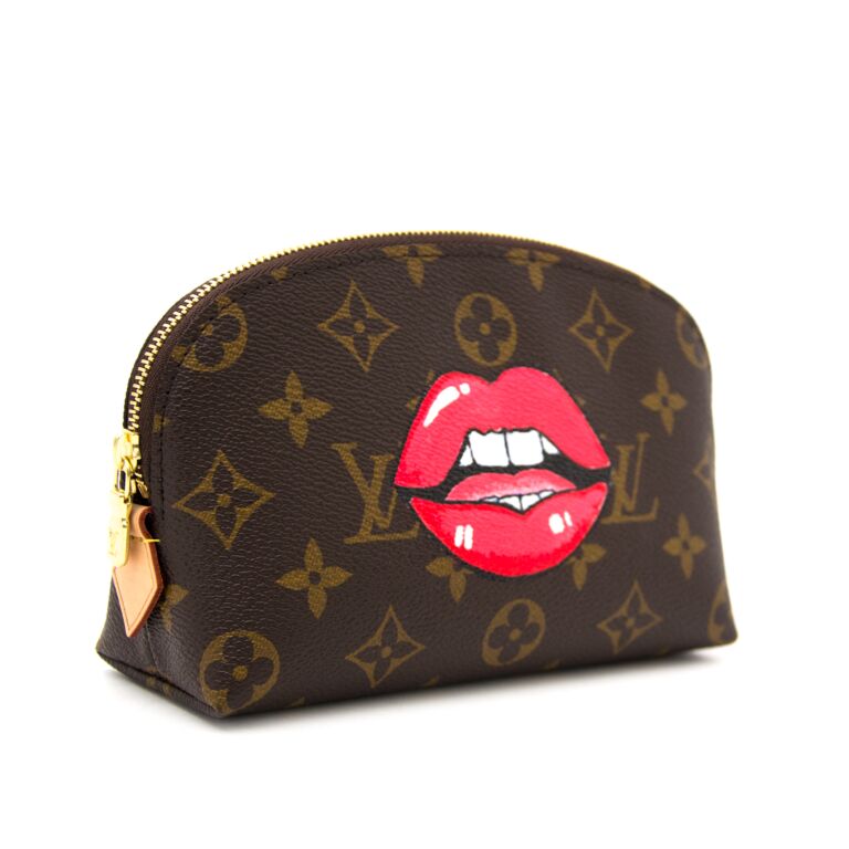 custom painted louis vuitton bag