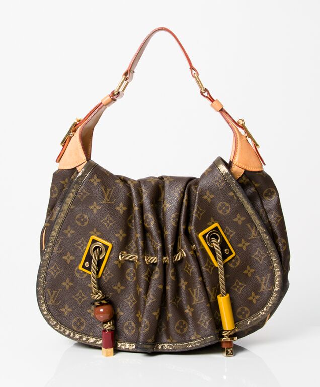 A Louis Vuitton Monogram Canvas Limited Edition Kalahari Bag, 13 x 10 x 3  inches.