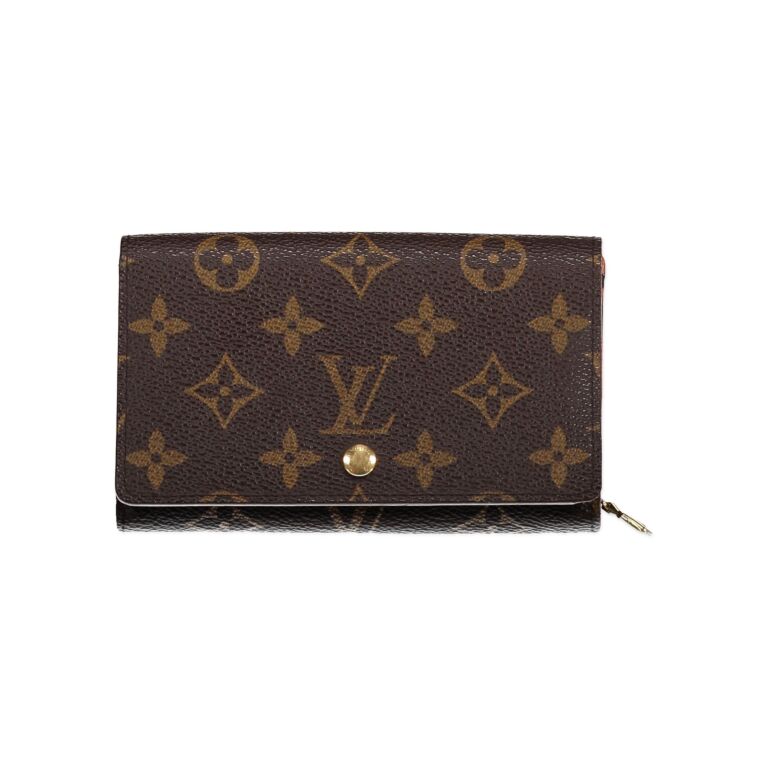 Louis Vuitton Porte Monnaie Canvas Billet Tresor Wallet