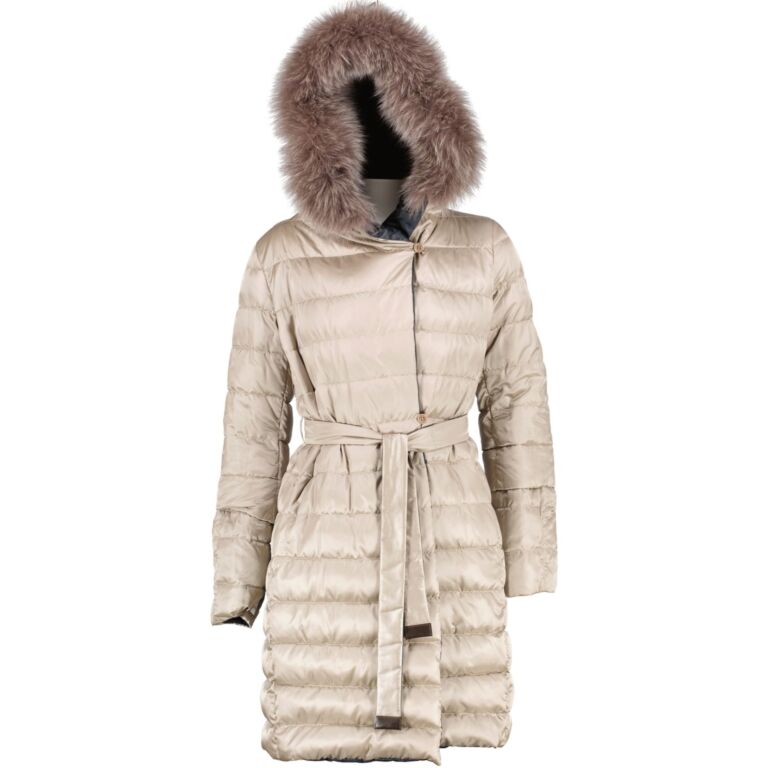 Max mara padded coat sale top