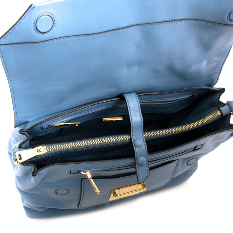 Miu Miu Convertible Flap Top Vitello Soft Medium Bag