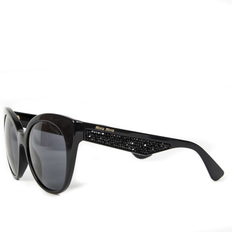 Miu miu clearance sunglasses with stones