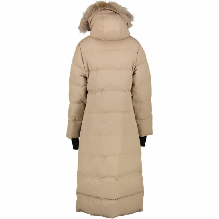Canada Goose Tan Mystique Long Parka Coat size S Labellov