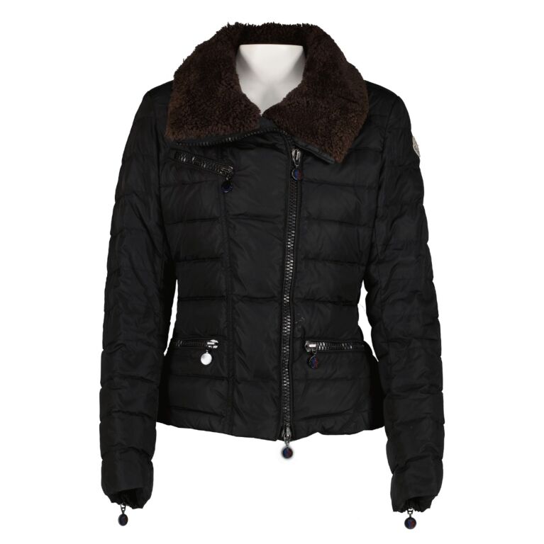 Moncler on sale fur jacket