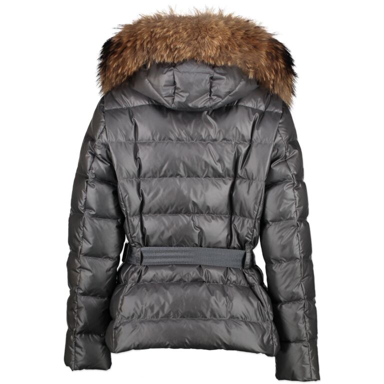 Moncler Clion Quilted Fur-trimmed Ski Jacket - size 4