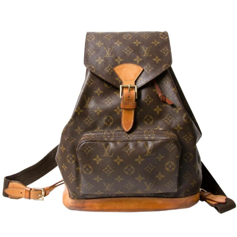 Louis Vuitton Vintage Brown Monogram Canvas Backpack MM