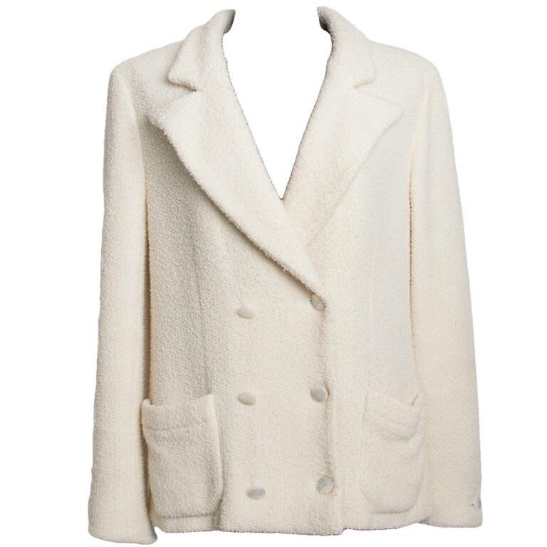 Chanel white blazer outlet