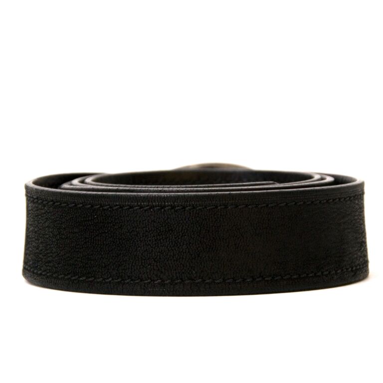 Prada Black Leather Belt - Size 90 ○ Labellov ○ Buy and Sell