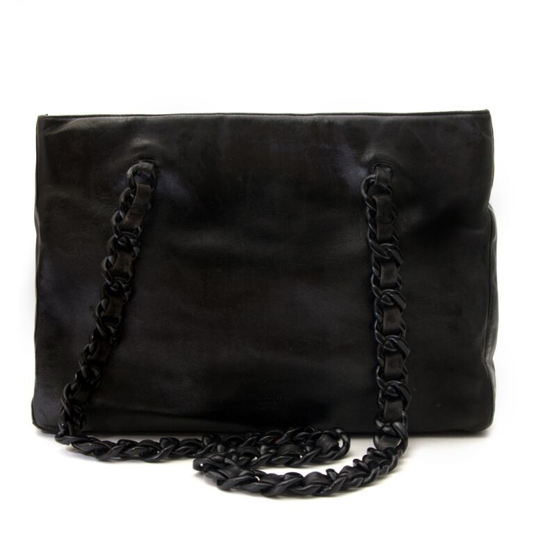 prada plastic chain bag