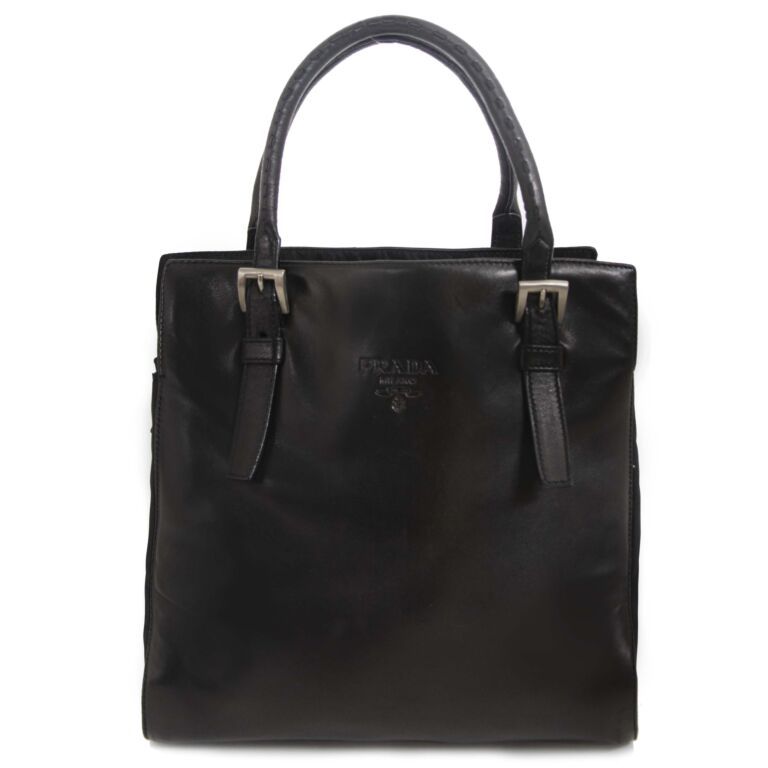 Prada classic black bag sales