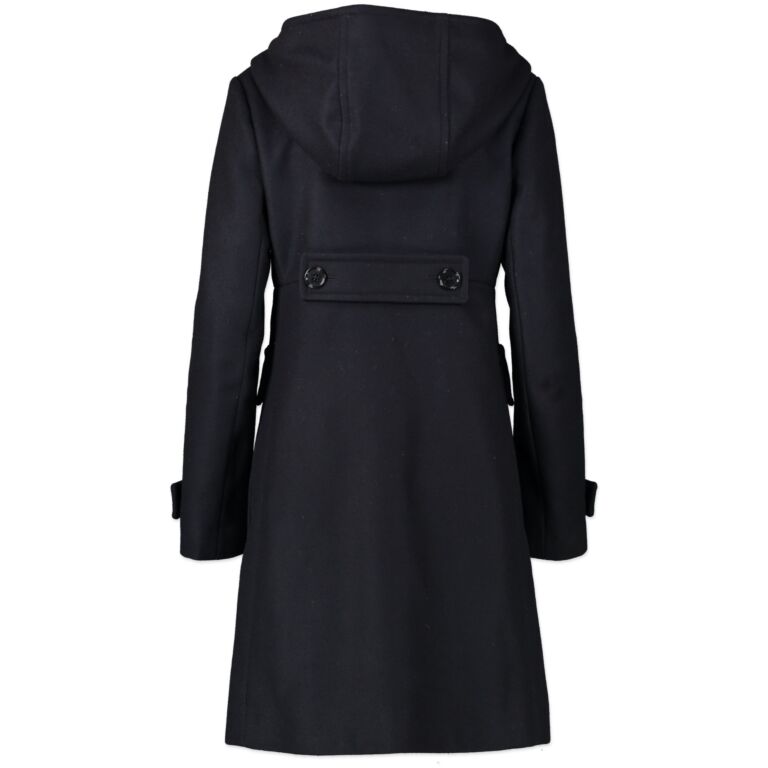 Prada Wool Coat Faux Fur Lining - size IT40 ○ Labellov