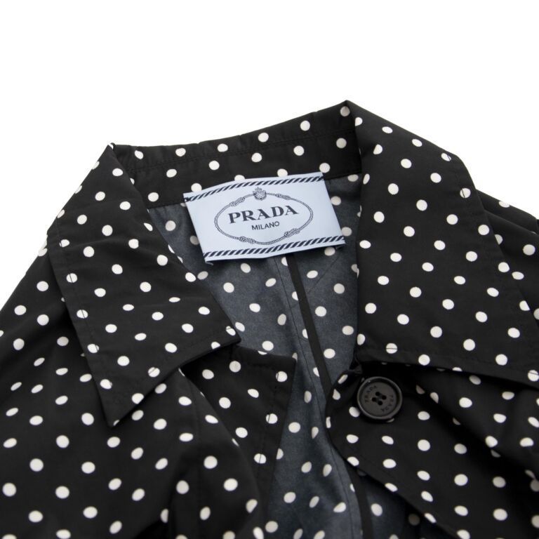 Prada Polka Dot Jacket ○ Labellov ○ Buy and Sell Authentic
