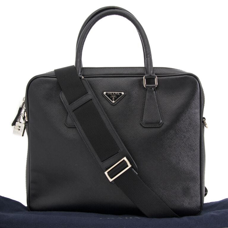 Mens prada briefcase sale