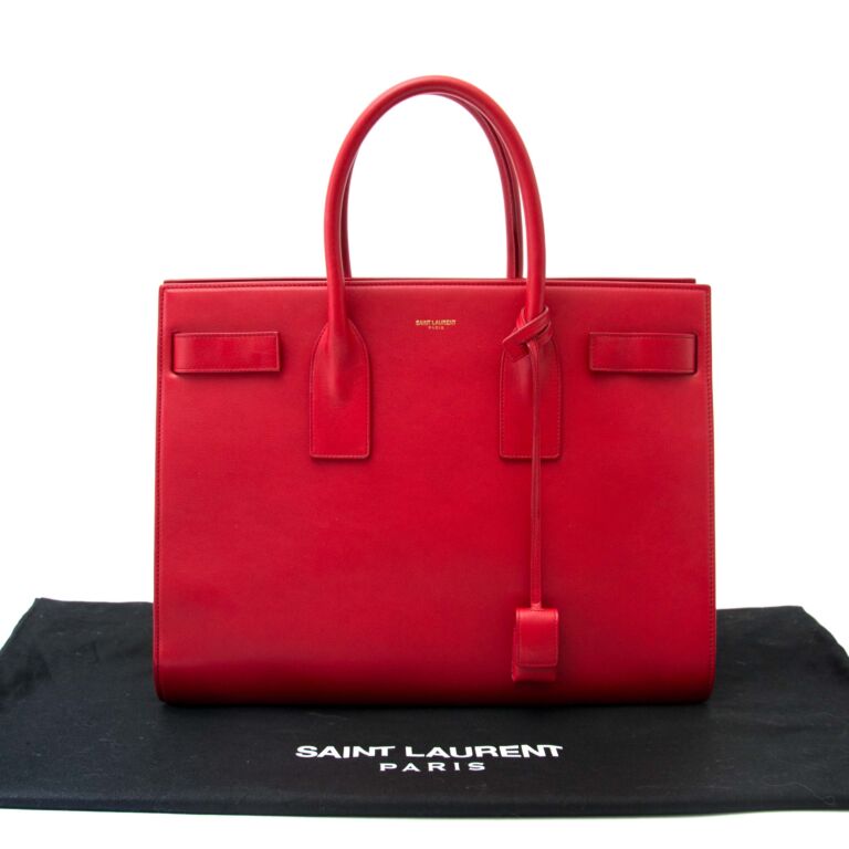 SAINT LAURENT Sac de Jour Bag Large Red – REAWAKE