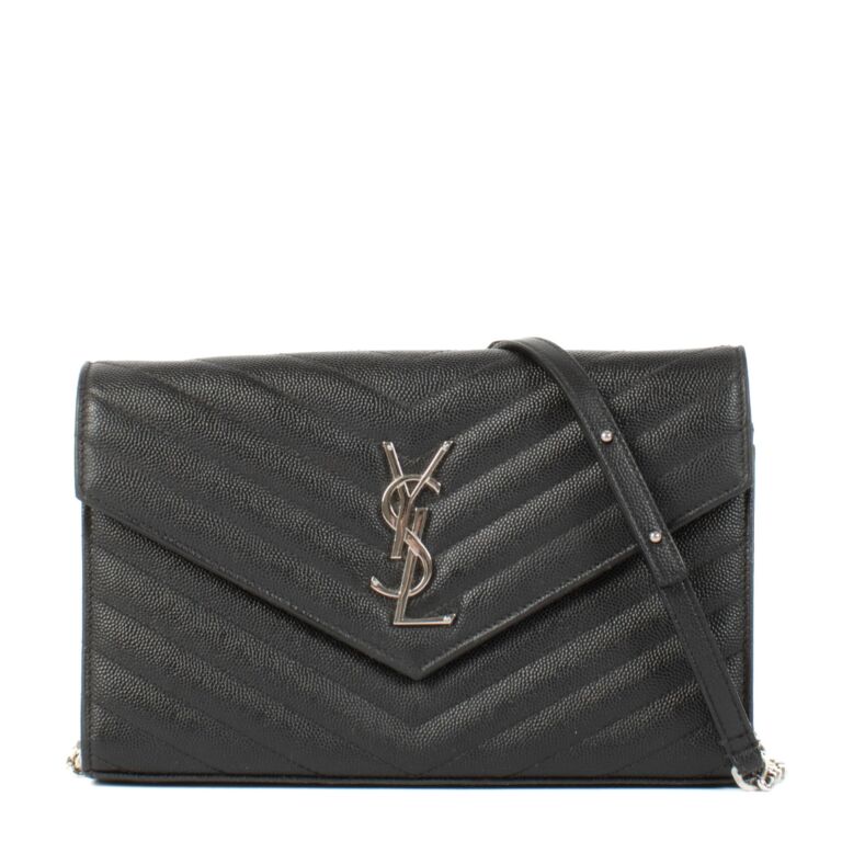 Ysl black chain purse sales