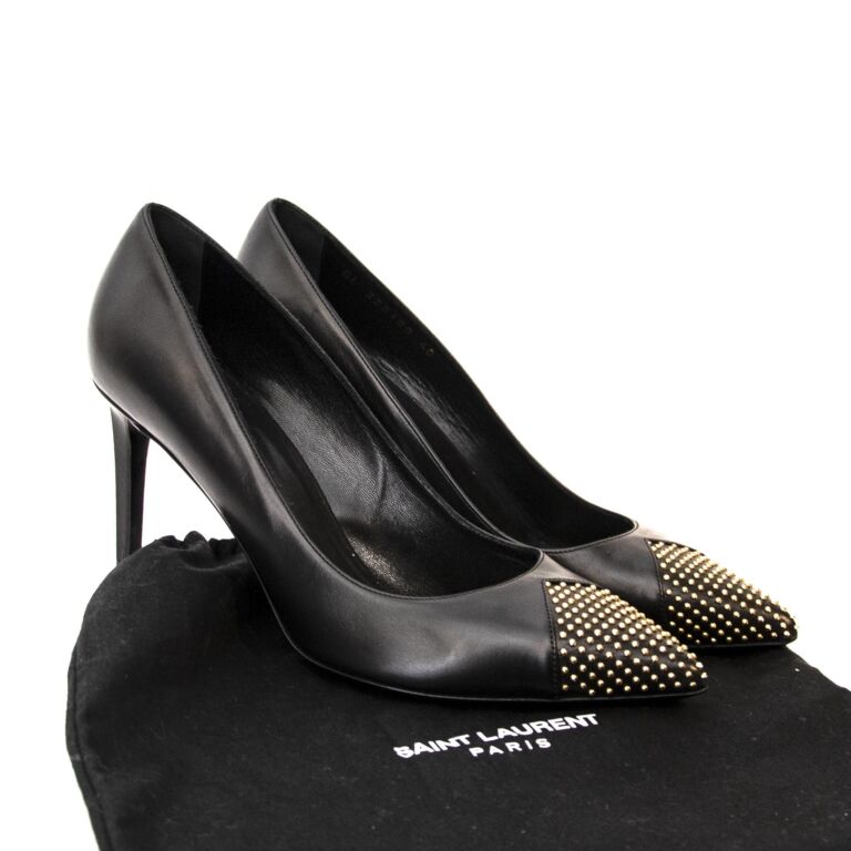 Ysl discount studded heels
