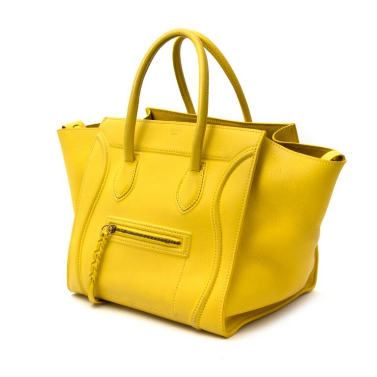 Yellow cheap celine bag