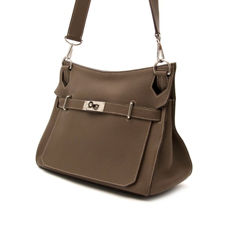 Herm s Taupe Jypsiere 34 Bag Labellov Buy and Sell Authentic