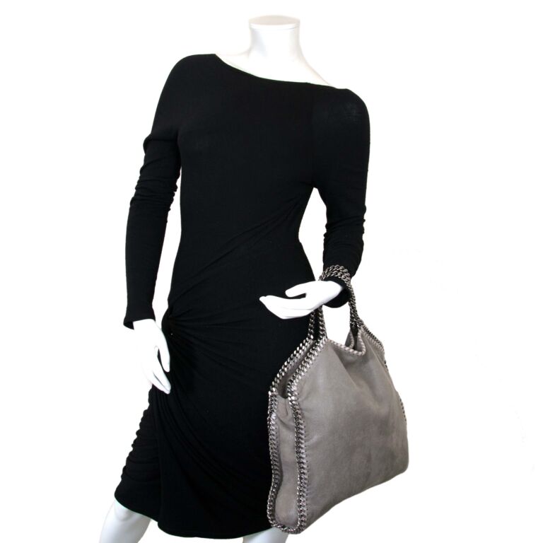 Stella McCartney Grey Falabella Fold Over Tote ○ Labellov