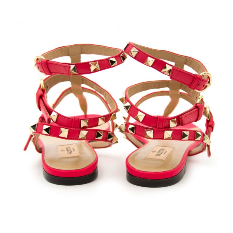 VIP【関税送料無料】希少 VALENTINO GARAVANI ROCKSTUD SANDALS Valentino Garavani Leather Rockstud Sandals 60 | Harrods US