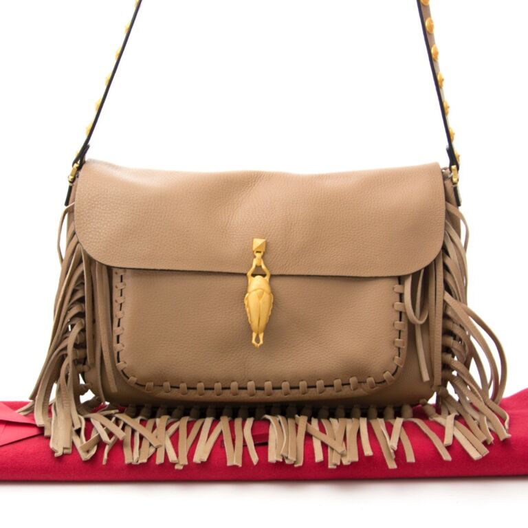 Valentino clearance fringe tote