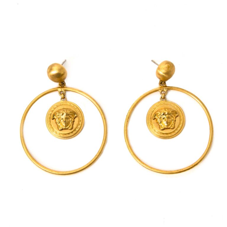 medusa hoop earrings