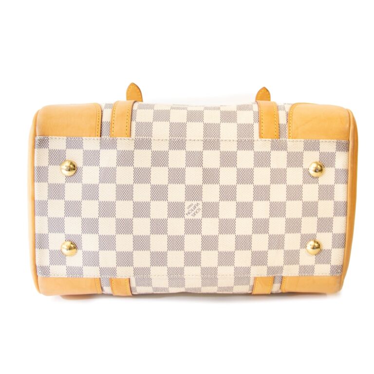 Authentic Louis Vuitton Damier Azur Berkeley LV Bag, Luxury, Bags & Wallets  on Carousell