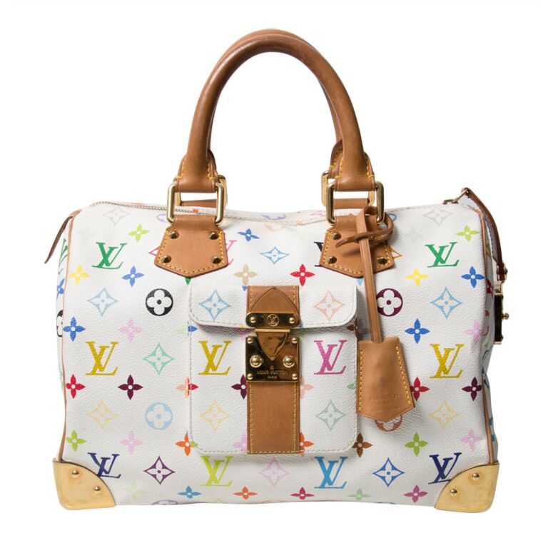 Authentic louis vuitton outlet multicolor speedy 30