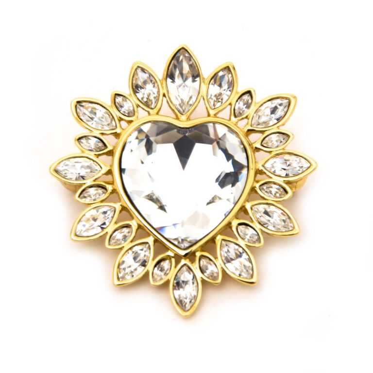今季ブランド Yves Saint and Buy ○ Labellov ○ Brooch Crystal Laurent アクセサリー