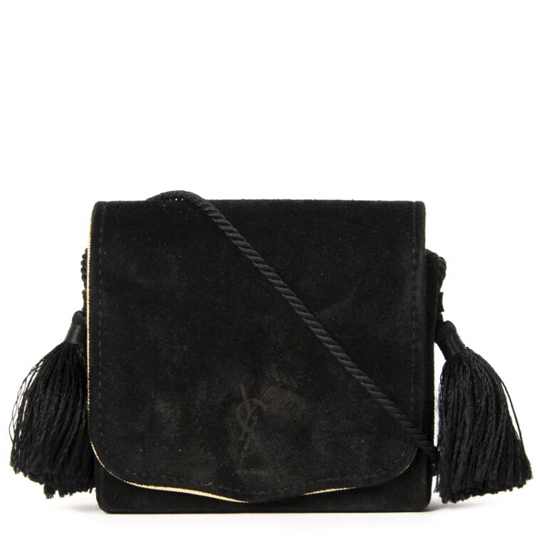 Yves Saint Laurent Vintage Black Evening Bag Labellov Buy