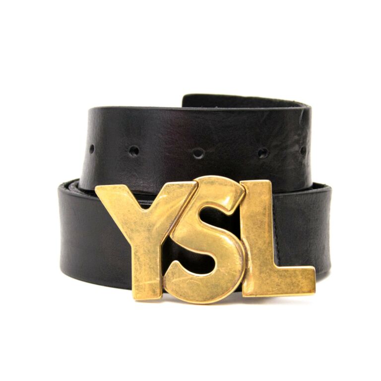 Saint Laurent Monogram Buckle Belt