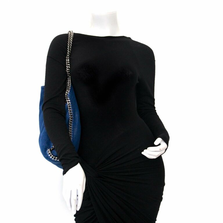 Stella McCartney Navy Blue Falabella Tote ○ Labellov ○ Buy