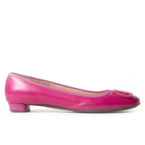 Authentique seconde main vintage Ferragamo My Charm Ballet Flats achète en ligne webshop LabelLOV