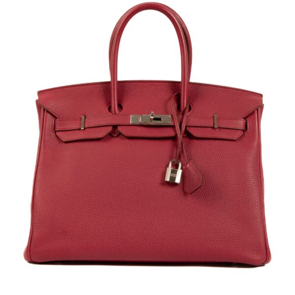Hermès Birkin 35 Framboise Togo Palladium Hardware