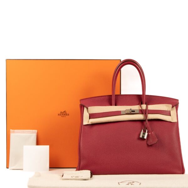 Hermès Birkin 35 Framboise Togo PHW