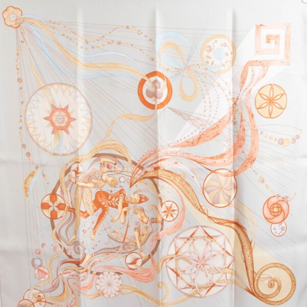 Hermès Silk "La danse du Cosmos" Carré Scarf