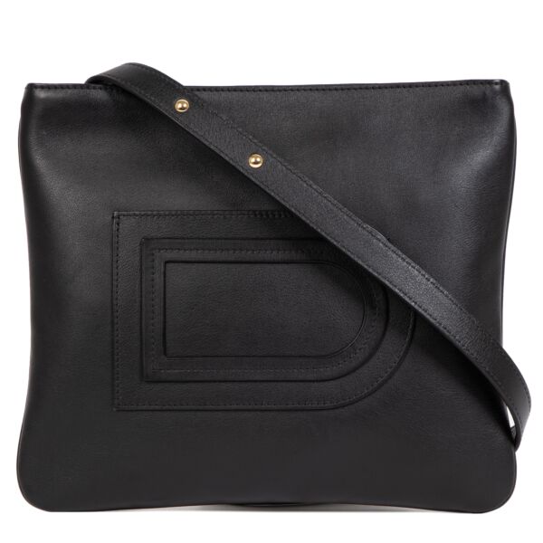 Authentique seconde-main vintage Delvaux Louise Plat Allure Crossbody Bag  achète en ligne webshop LabelLOV