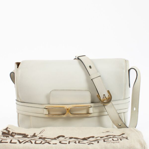 Delvaux White Leather Crossbody Bag