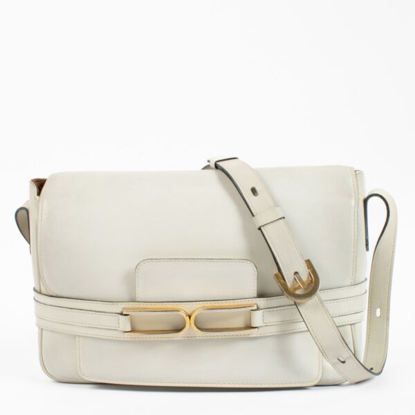 Delvaux White Leather Crossbody Bag
