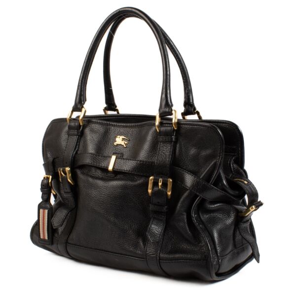 Burberry Black Top Handle