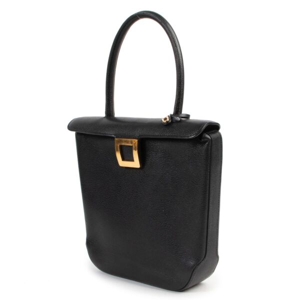 Delvaux Black Top Handle