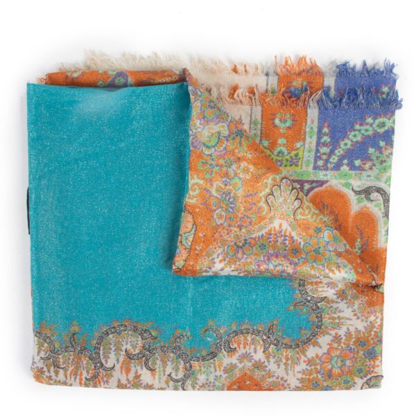 Etro Multicolor Glitter Scarf 