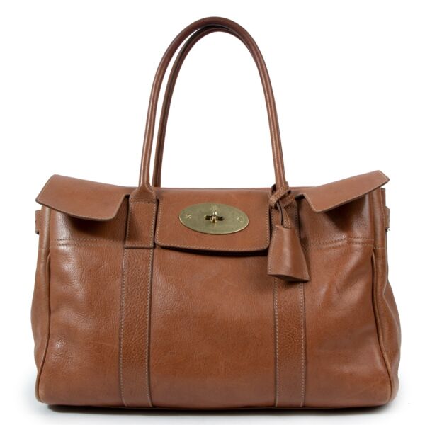 Buy a certified vintage Mulberry Bayswater Oak Legacy NVT Handbag in good condition at Labellov Antwerp