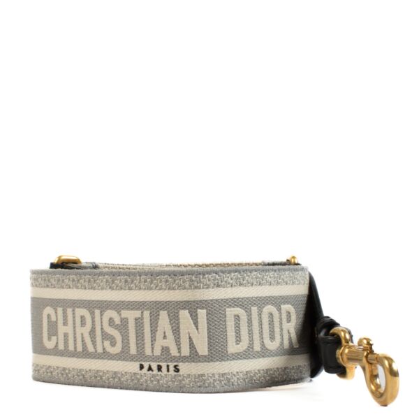 Christian Dior Grey Bag Strap