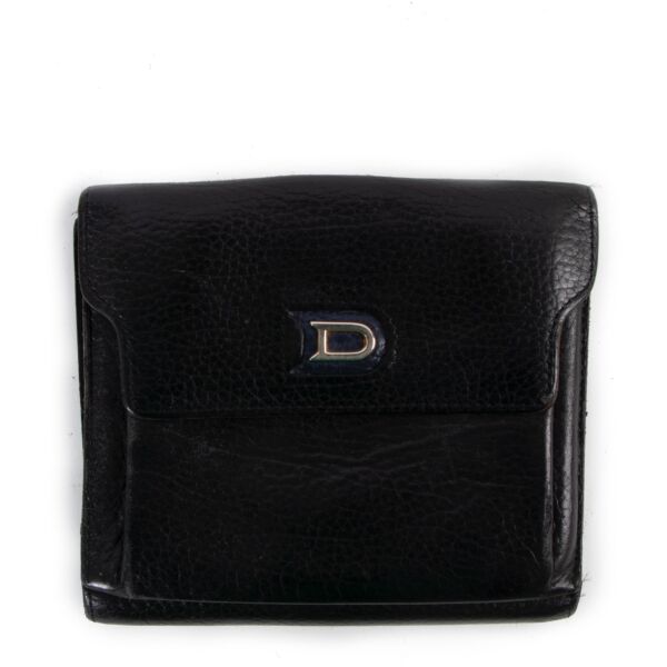 Buy an authentic second hand Delvaux Black Leather Wallet at Labellov 